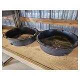 Whiskey Barrel Plastic Inserts for Flowers