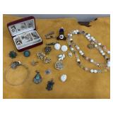 Costume Jewelry - Earrings, Pendants, Tie Clips...