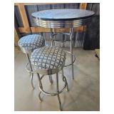 Chrome Bistro Set