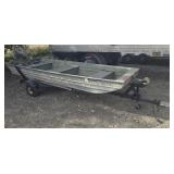 1989 Jon Boat with Trailer
