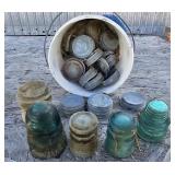 Vintage Insulators & Jar Lids