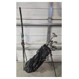 Golf Bags & Bow w/ Arrows