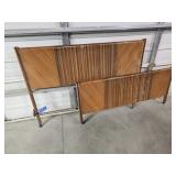 Vintage Metal Head Board & Foot Board