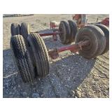 2 - Axles w/ Tires for Equipment Trailer