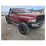 1998 Dodge 2500 Diesel Flatbed * Salvage Title *
