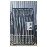 5 Pack--Black Galvanized Steel Fencing