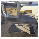Miller Welder on Rolling Stand