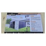 Metal Garage Shed LHR-MS1119B