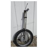 Harley Chopper Fork and Wheel