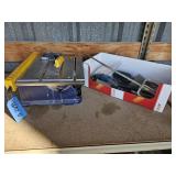 Tile Saw W/ Tools