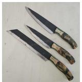 3 - Damascus Chef Knives