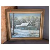 Winter Scene Painting
