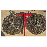 *1- 5400lb Ratchet Binder/ 2- 5/16" G70 Chains