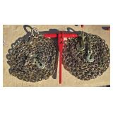 1- 5400lb Ratchet Binder/ 2- 5/16" G70 Chains