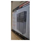 2 Door Commercial Stainless Steel Freezer