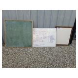 Chalk Board, White Board, Bulletin Board
