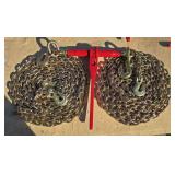 1- 5400lb Ratchet Binder/ 2- 5/16" G70 Chains