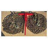 1- 5400lb Ratchet Binder/ 2- 5/16" G70 Chains