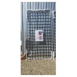 5 Pk- Black Metal Mesh Pattern Panels