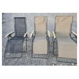 Three Low Gravity Chairs