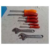 SNAP-ON SCREWDRIVERS & adjustable wrenches