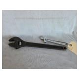 2-Snap-On Adjustable Wrenches 15 in an 8 in