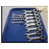 BLUE-POINT COMBINATION WRENCH SET