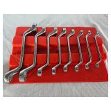 Snap-On 45 Degree offset Box end Wrench Set 1/4...