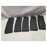 5-AR-Magazines, 30 Rounds