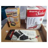 SNAP-ON SPRAY GUN TRAY LOT