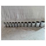 Snap-On Sockets 1/2 in. Drive, 7/16 -1 1/8 inch