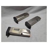 3-Magazines, .40 S W, 15 Round, Stainless,