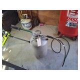 Propane tank and weed torch