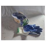 10 Pair Blue Hawk Nitrile-Coated Gloves