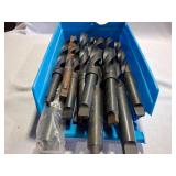 TRAY LOT NEW DRILL BITS VARIOUS SIZES