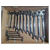 BLUE-POINT Ratcheting wrench set