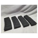 4-AR-Magazines, 30 Rounds