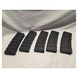 5-AR-Magazines, 30 Rounds