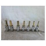 Snap-On Allen Wrenches, 3/8 Drive  4 to 10 Metric