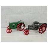 2-Case Tractors on steel