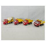 4-Small Tonka Trucks