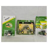 3-cards of JD Tractors