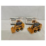 2-Case 95XT Skidloaders