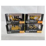 4-Cat Construction pieces, Norscot, 1/64 scale