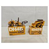 Case 1845B Skidloader, Case DH4B Trencher