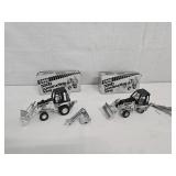 2-Case 580D Construction King Loader/Backhoe