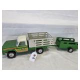 Pressed Steel Nylint Farms Truck w/Trailer