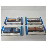 4 HO Scale Bachmann Rolling Stock Cars