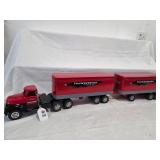 Pressed Steel Custom Tonka Truck W/Pup Trailer
