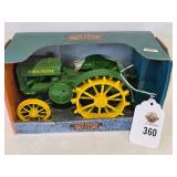 JD D Tractor on steel